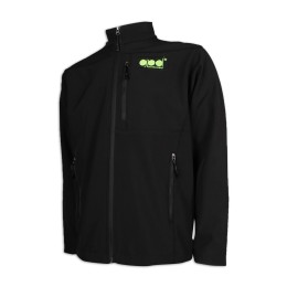 J853 Customized Black Windbreaker Jacket Elastic Clamp Composite Cloth Two-in-one Coat J853 Customized Black Windbreaker Jacket Elastic Clamp Composite Cloth Two-in-one Coat